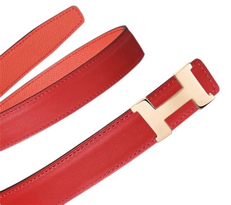 red hermes belt price